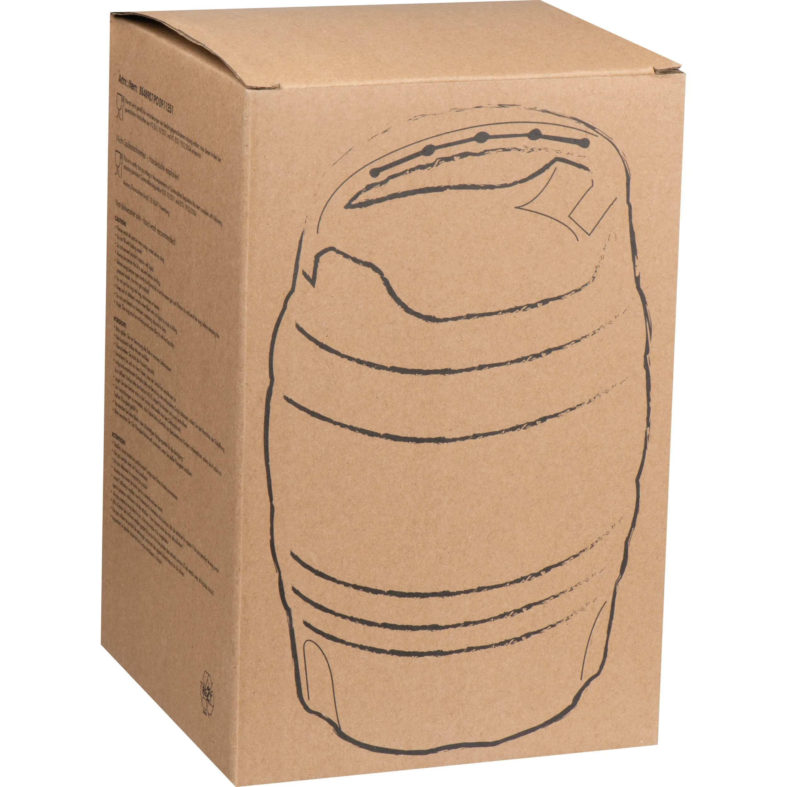 Lunch Box mit Tragehenkel, 600ml GIOIA - grau