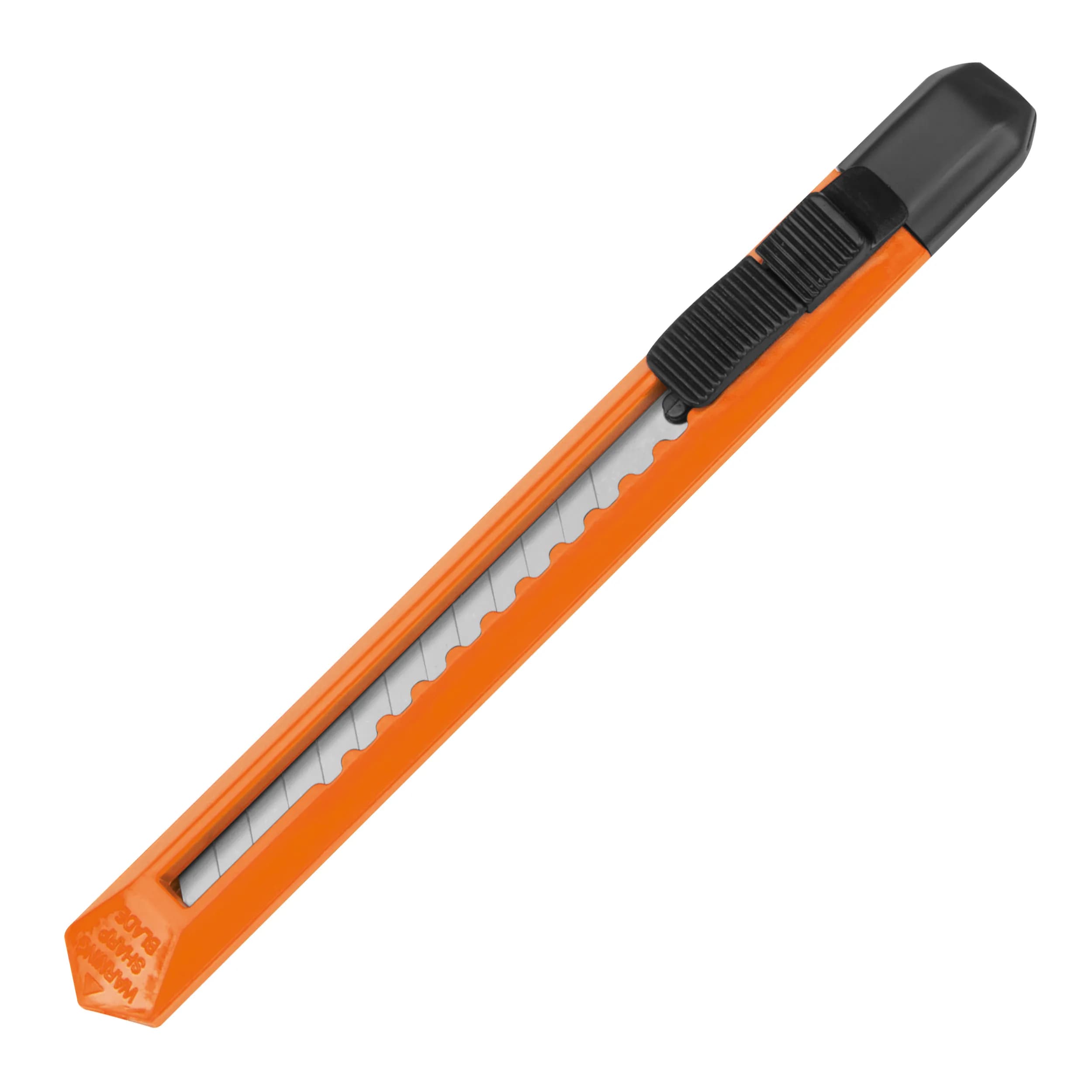 Schlankes Kartonmesser aus Kunststoff URBAN - orange
