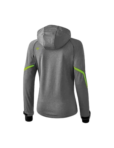 Softshelljacke Function - Damen - grau melange/green gecko