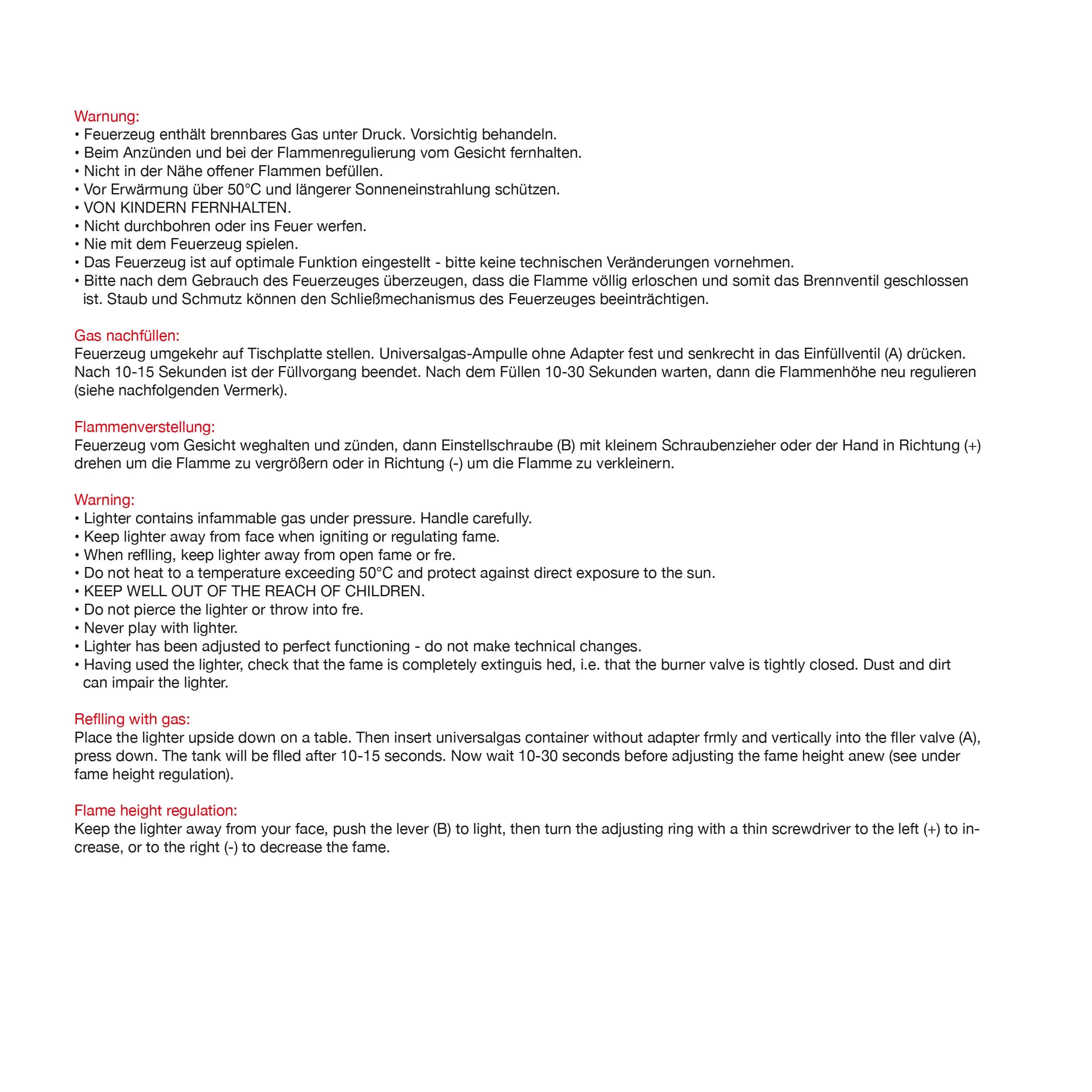 Einweg Reibrad Feuerzeug KLEOPATRA - schwarz