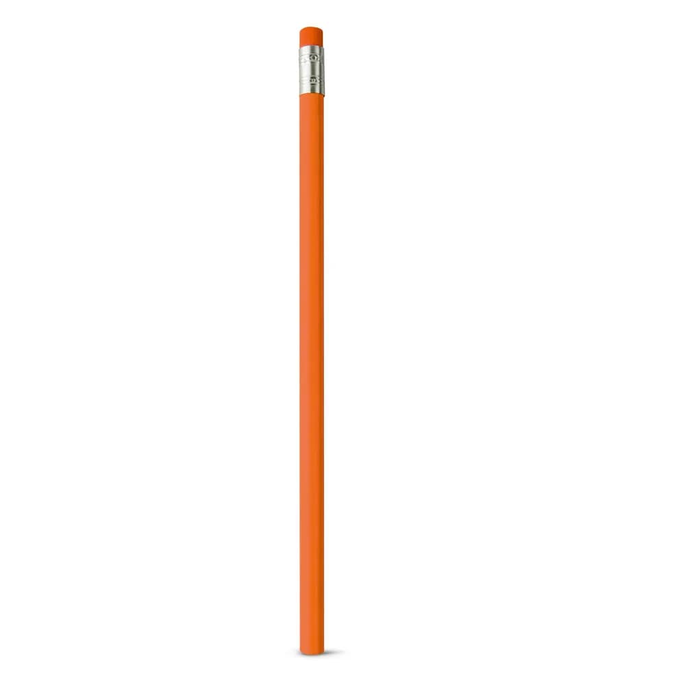 Graphitstift mit Radiergummi und Härtegrad HB - ATENEO - Orange