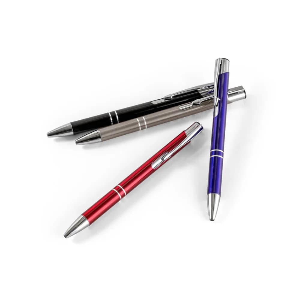 Kugelschreiber aus Recyceltes Aluminium (100% rAL) - RE-BETA - Schwarz