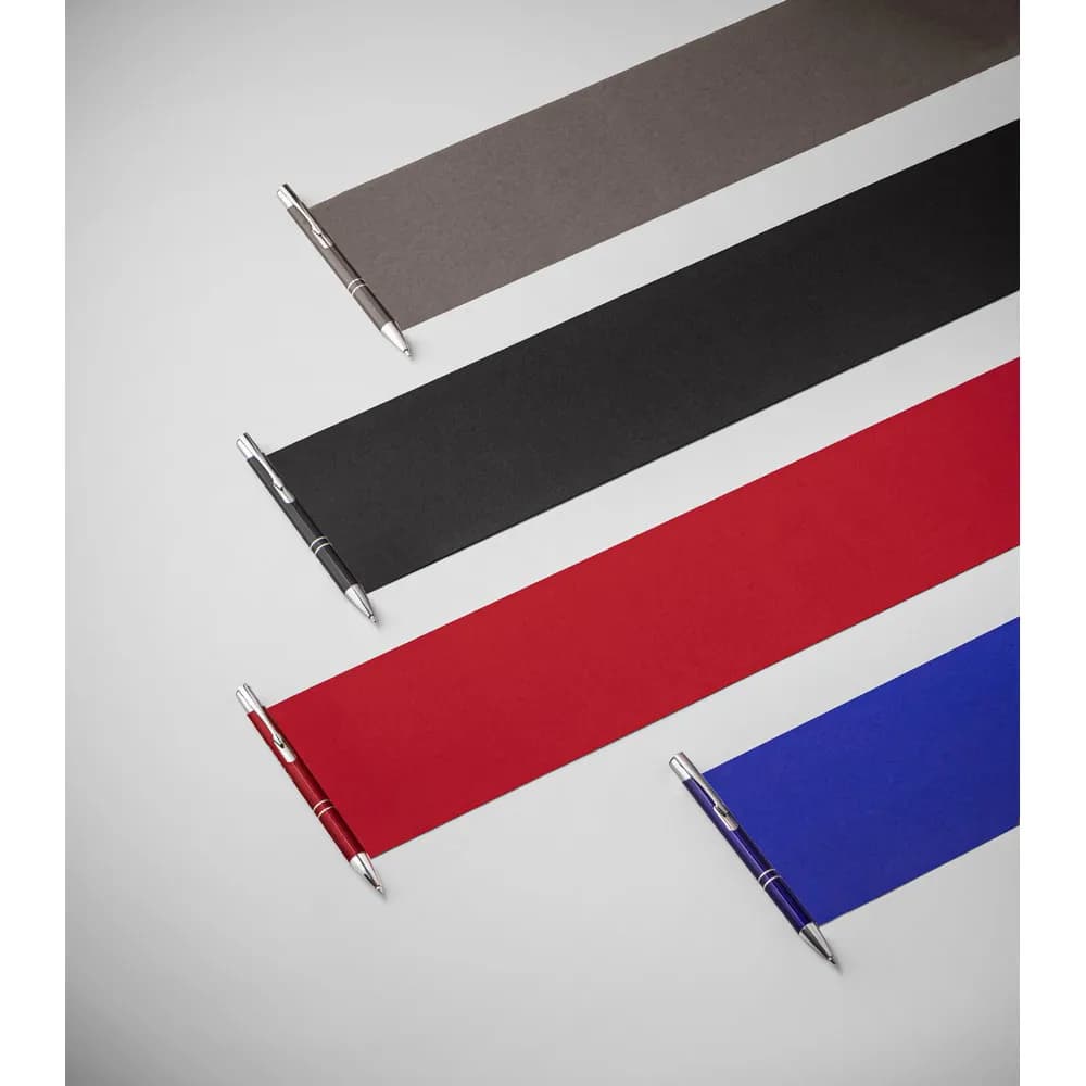 Kugelschreiber aus Recyceltes Aluminium (100% rAL) - RE-BETA - Schwarz