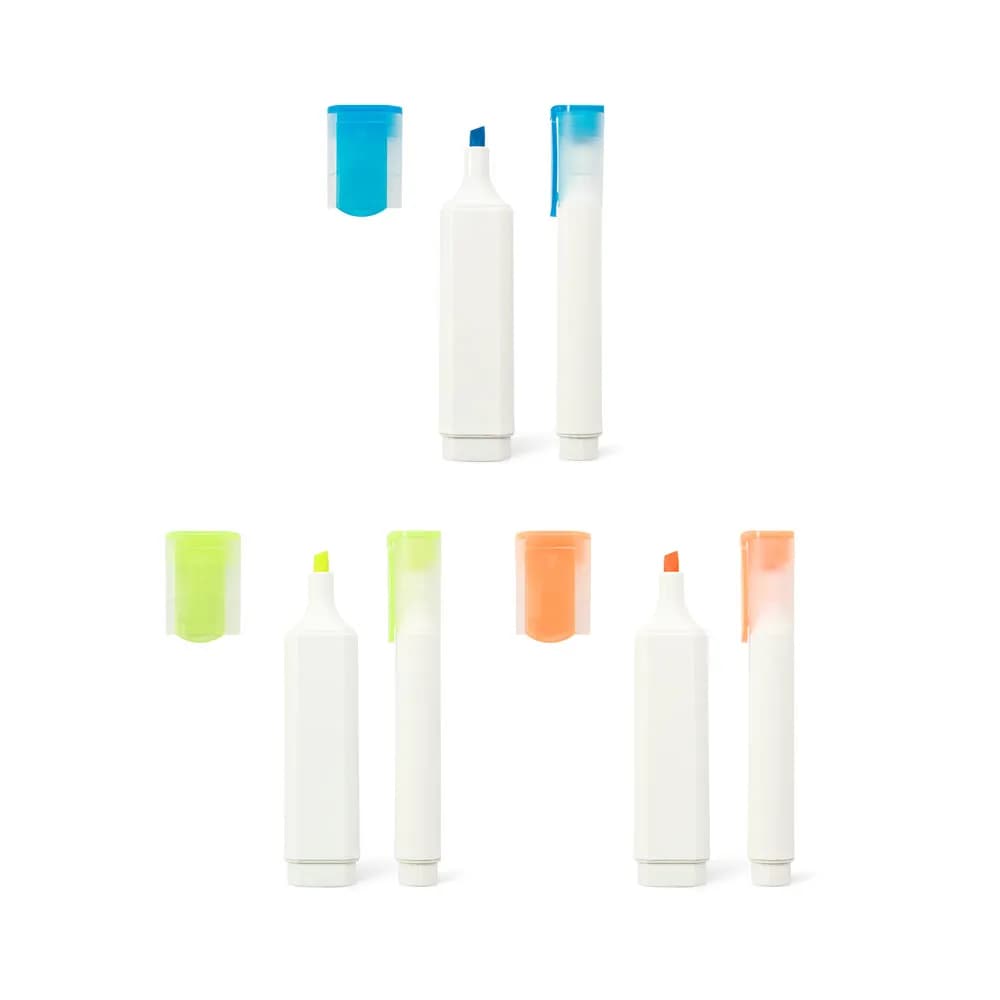 Textmarker aus PP mit glänzender Oberfläche - FLETCHER - Gelb