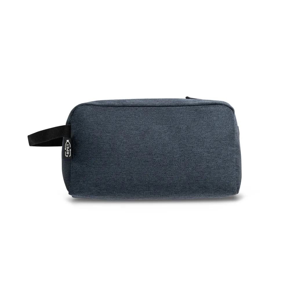 Kulturtasche aus Polyester aus recyceltem 600D - REPURPOSE BAG - Blau