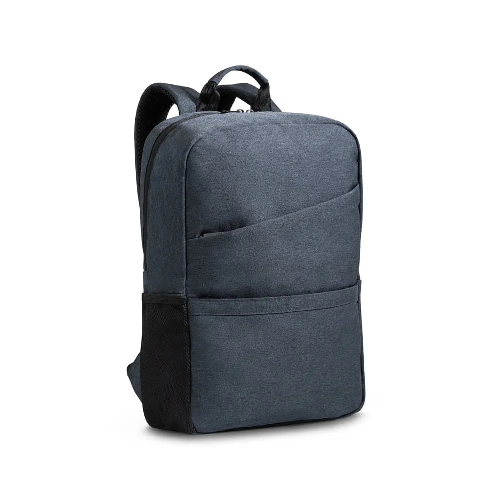Laptop-Rucksack 15.6 aus 600D recyceltem Polyester - REPURPOSE BACKPACK - Blau