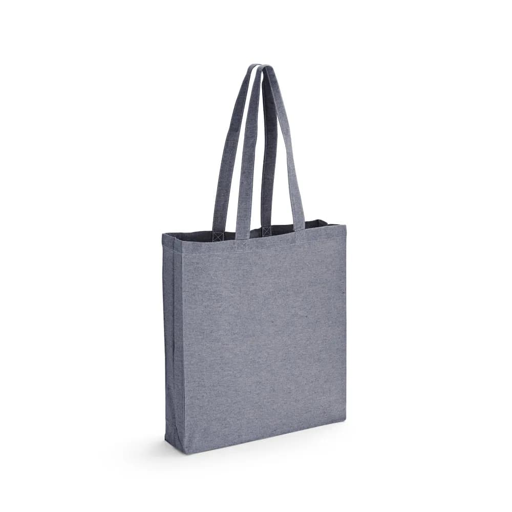 Baumwolltasche aus recycelte Baumwolle (70%) und Polyester (30%rPET) (140g/m²) - MARACAY - Dunkelblau