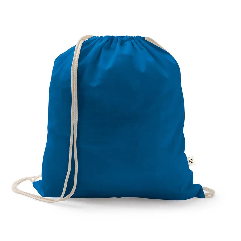 Rucksack aus recycelter Baumwolle (70%), Polyester (30% rPET) (150 g/m²) - ISTANBUL - Königsblau