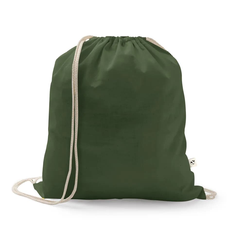 Rucksack aus recycelter Baumwolle (70%), Polyester (30% rPET) (150 g/m²) - ISTANBUL - Khaki
