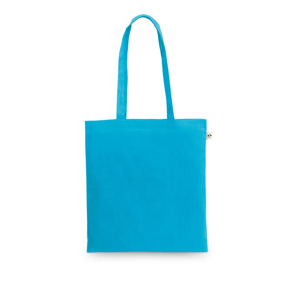 Tasche aus recycelter Baumwolle (70%) und Polyester (30% rPET) (150 g/m²) - MEXICO - Hellblau