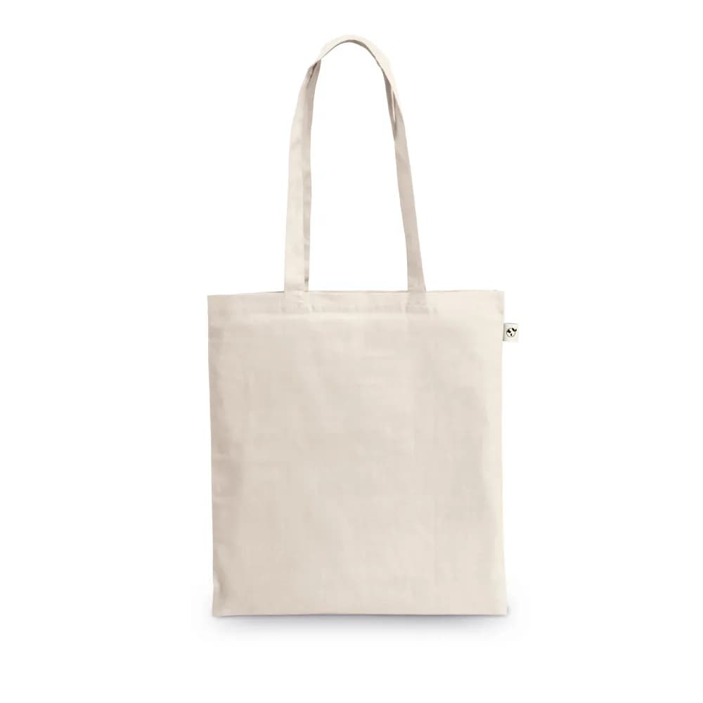 Tasche aus recycelter Baumwolle (70%) und Polyester (30% rPET) (150 g/m²) - MEXICO - Naturhell