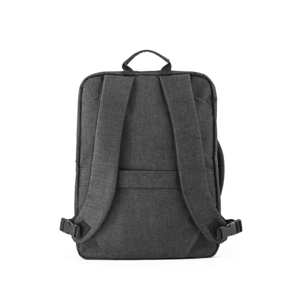 2-in-1-Rucksack für 15.6-Laptop aus 600D Polyester - ALEXANDRIA - Dunkelgrau