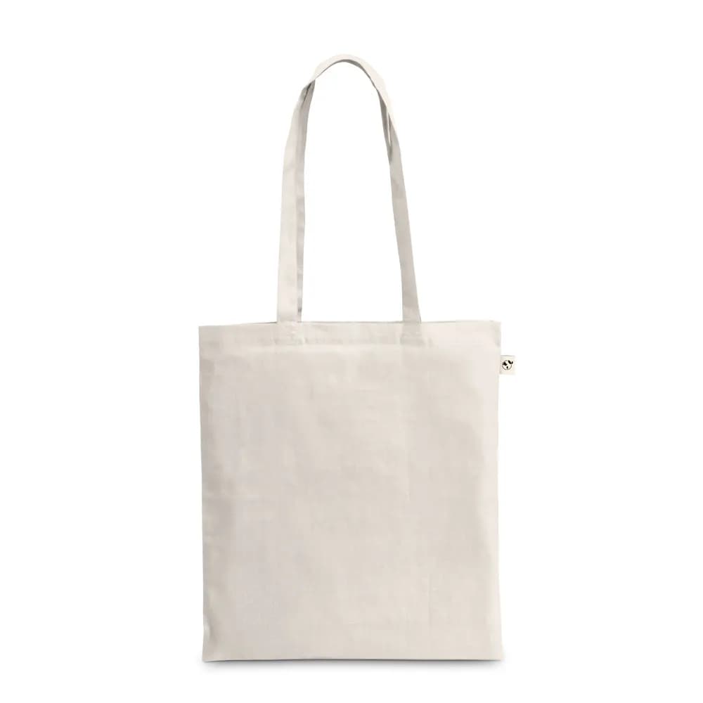 Tasche aus 100 % recycelter Baumwolle (180 g/m²) - BEJA - Naturhell