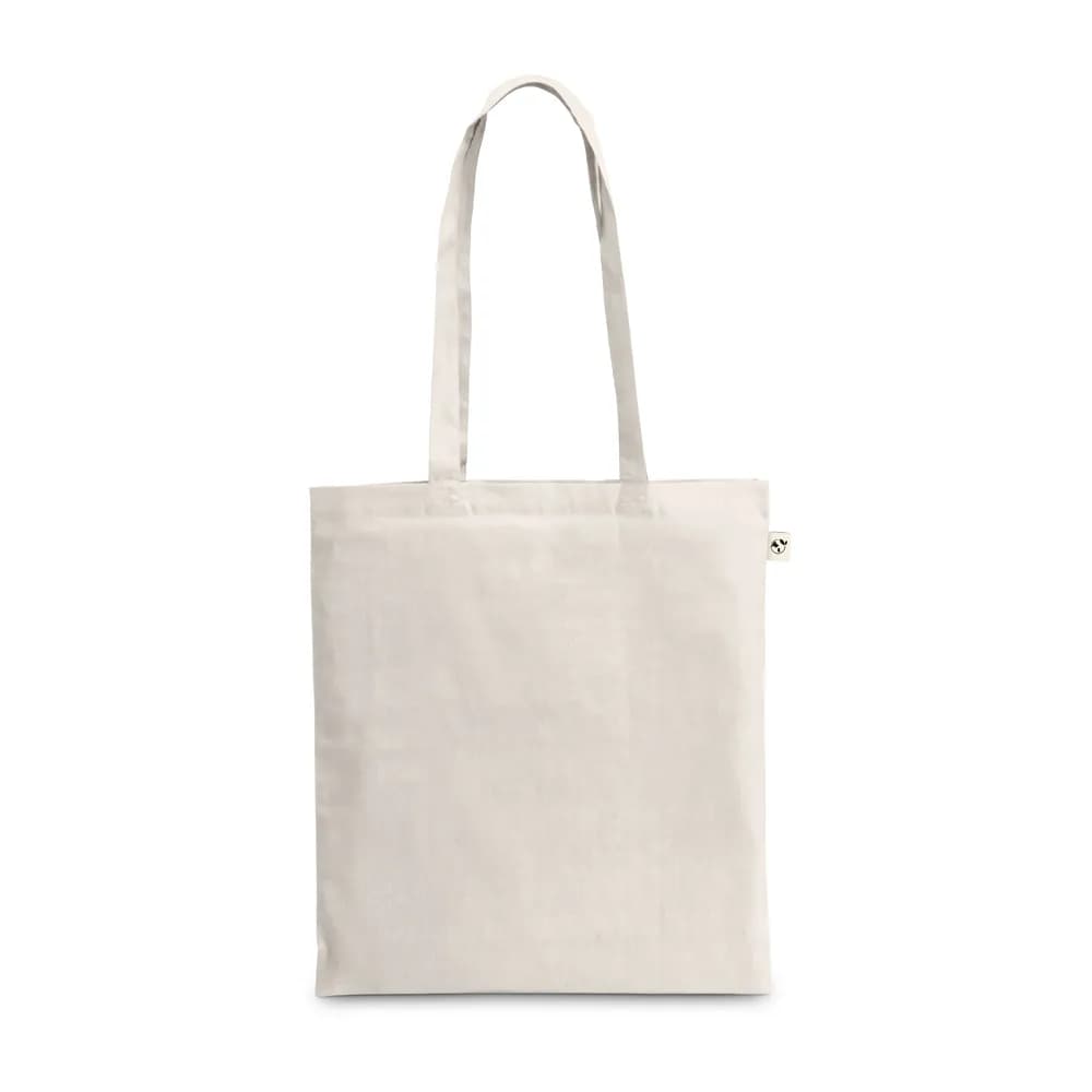 Tasche aus 100 % recycelter Baumwolle (180 g/m²) - BEJA - Naturhell