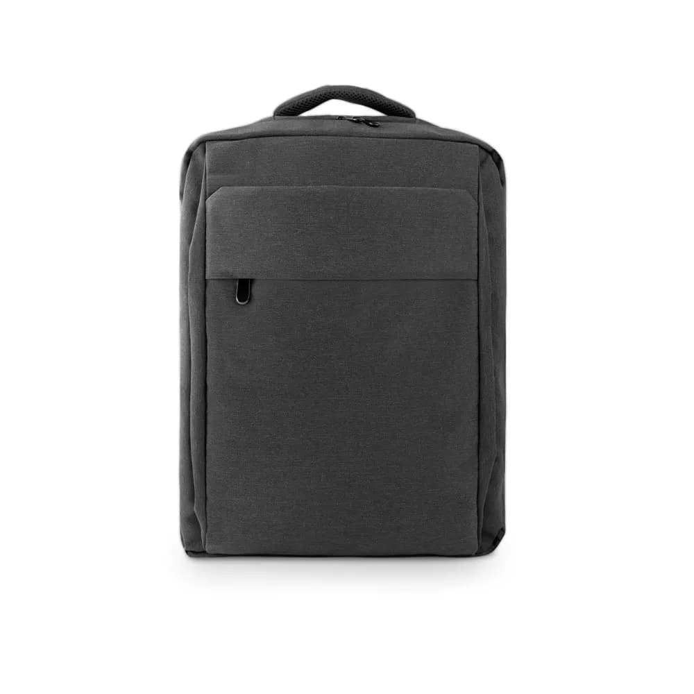 Gepolsterter Laptop-Rucksack aus 300D recyceltem hochdichtem Polyester und 210D recyceltem Polyesterfutter 15.6 - COVENTRY - Dunkelgrau