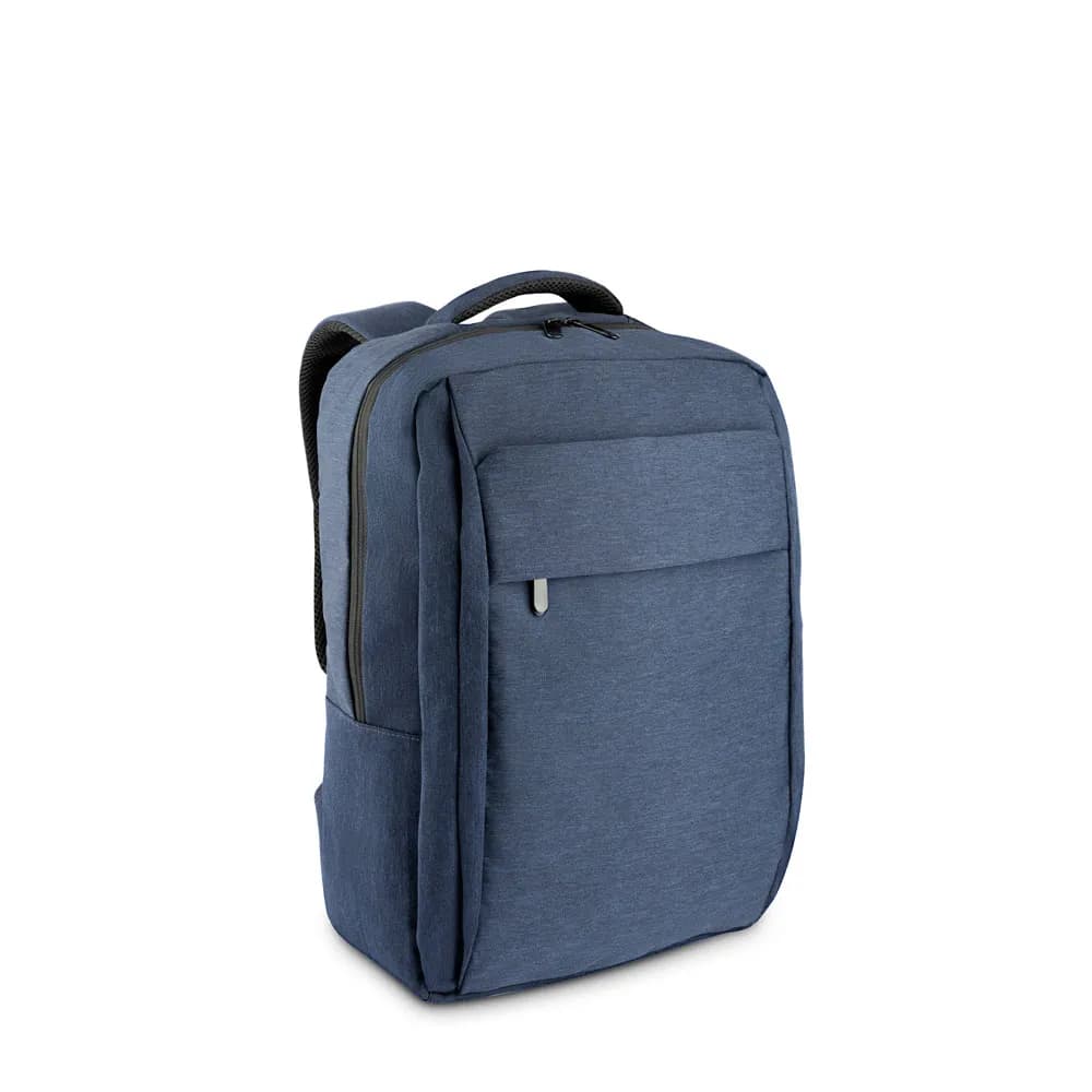 Gepolsterter Laptop-Rucksack aus 300D recyceltem hochdichtem Polyester und 210D recyceltem Polyesterfutter 15.6 - COVENTRY - Dunkelblau