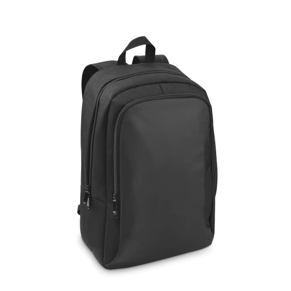 Laptop-Rucksack aus hochdichtem 600D-Recycling-Polyester - DRAMMEN - Schwarz