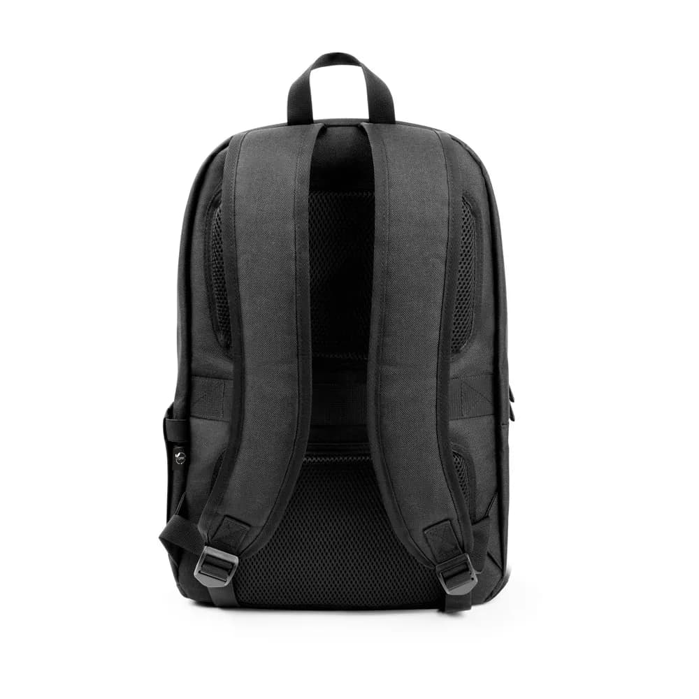 Laptop-Rucksack aus hochdichtem 600D-Recycling-Polyester - DRAMMEN - Schwarz