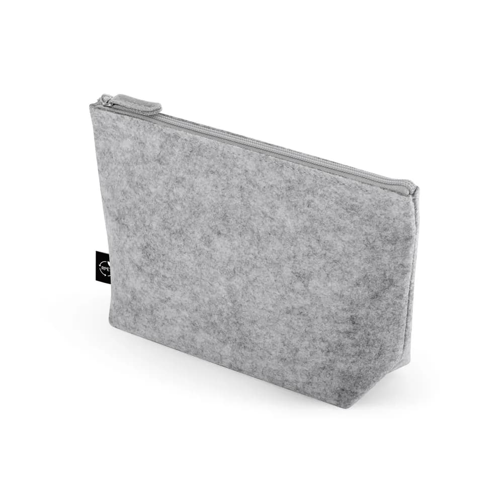 Vielseitige Tasche aus recyceltem Filz (100% rPET) - MALLORCA - Hellgrau