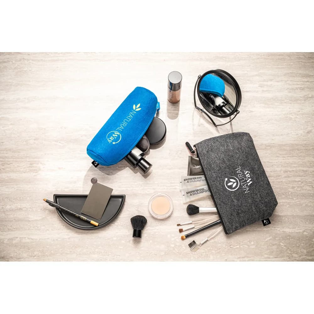 Multifunktions Etui aus recyceltem Filz (100% rPET) - FELPY - Rosa