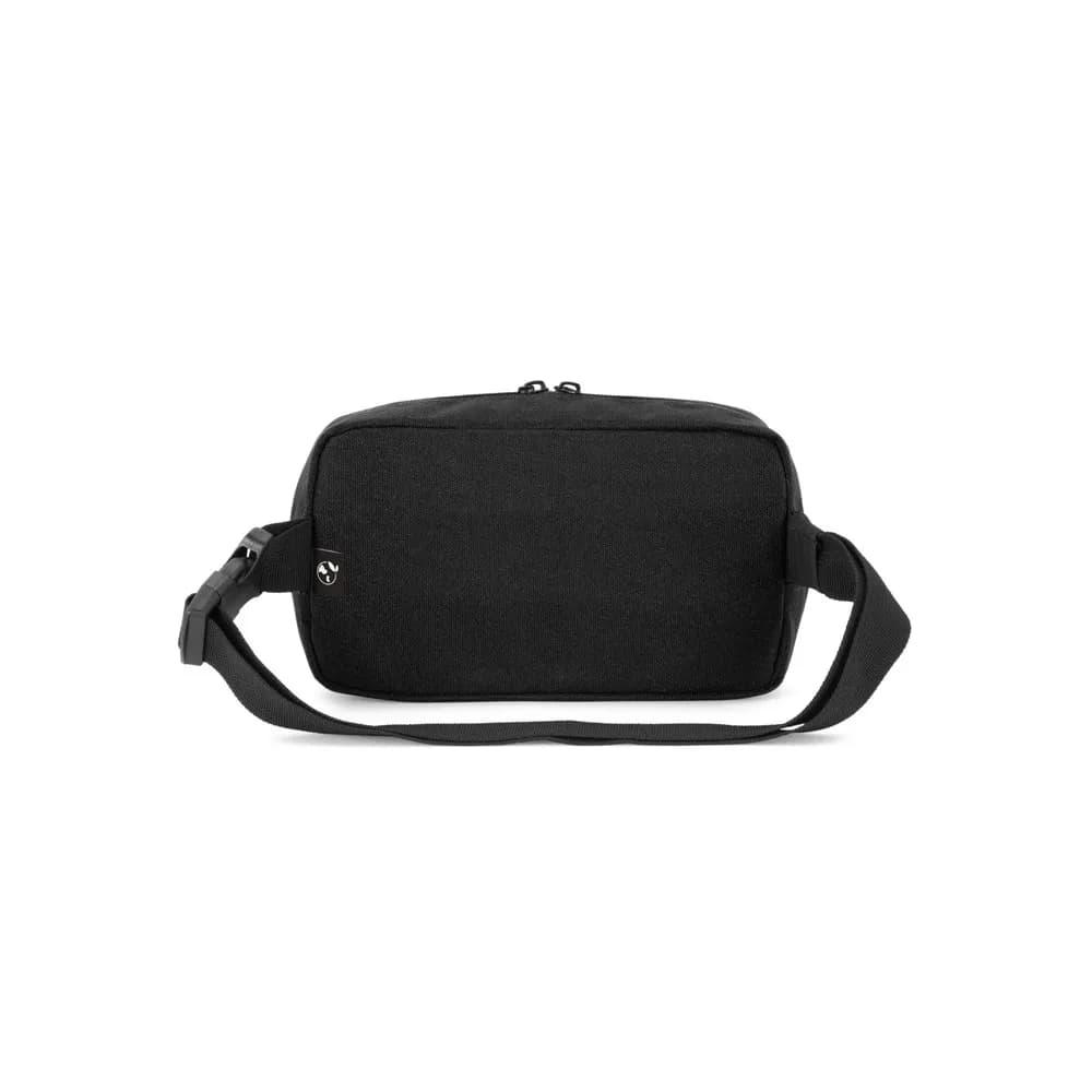 Gürteltasche aus 600D recyceltem Polyester und Innenfutter aus 210D recyceltem Polyester - MYKONOS - Schwarz