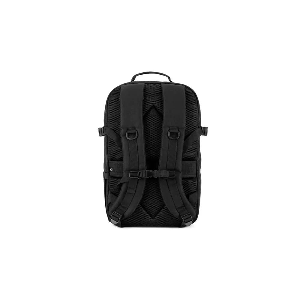 Rucksack im Militärstil aus 600D HD recyceltem Polyester und Innenfutter aus 210D recyceltem Polyester 17.3 - EDINBURGH BPACK - Schwarz