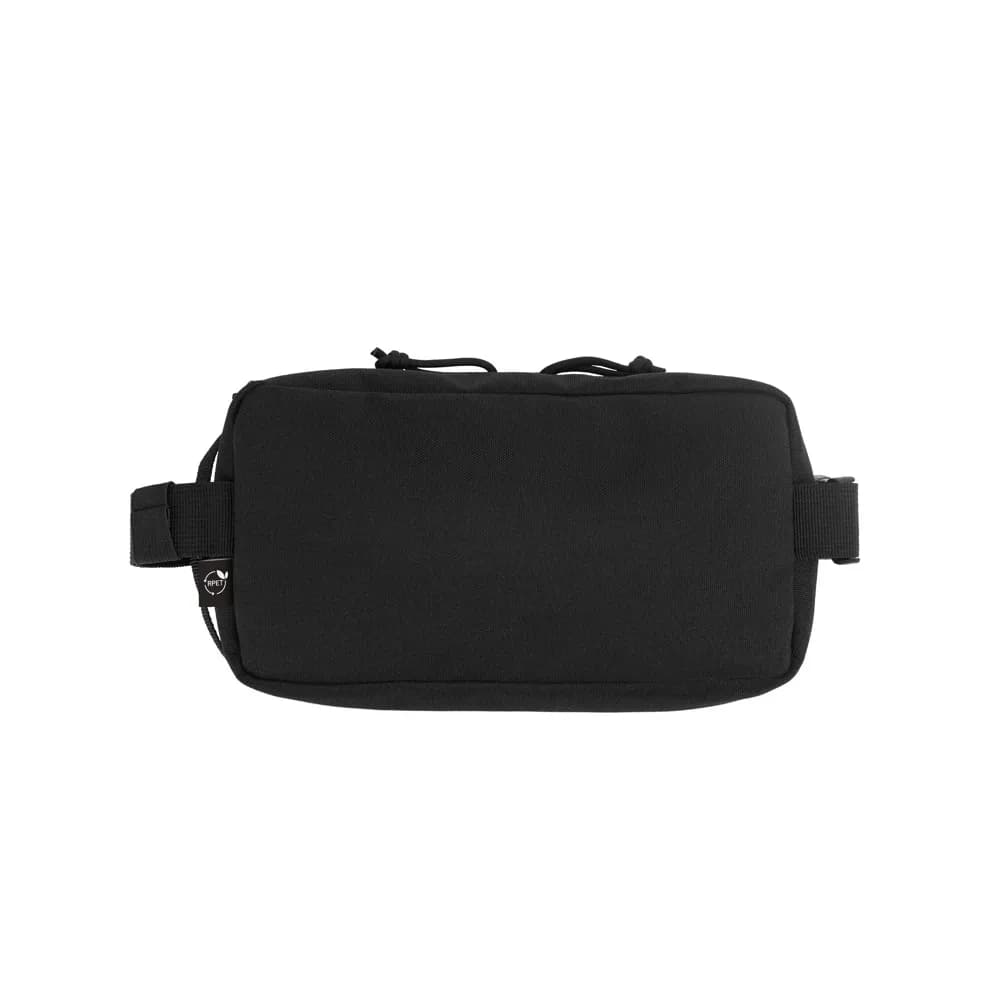 Gürteltasche aus hochdichtem 600D-Recyclingpolyester und 210D-Recyclingpolyesterfutter - EDINBURGH - Schwarz