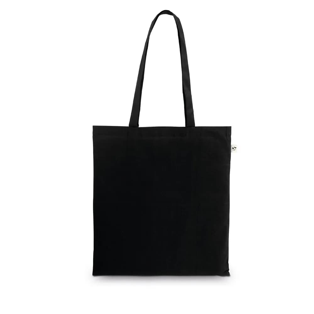 Tasche aus 100% organische Bauwolle (140 g/m²) - MADEIRA - Schwarz