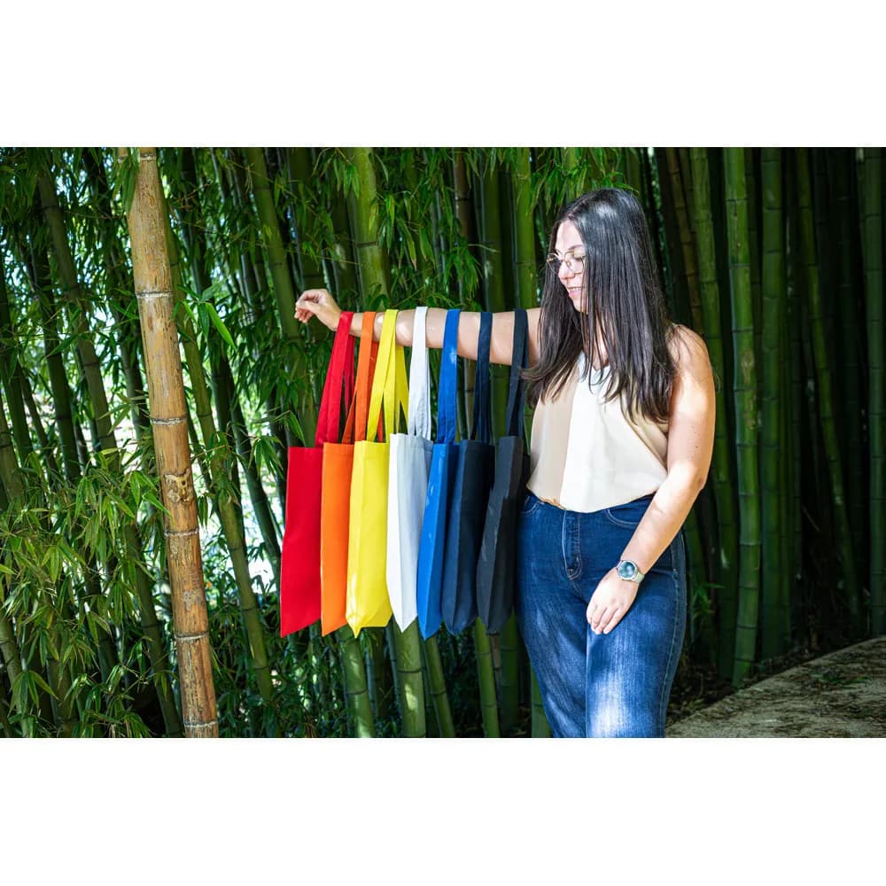 Tasche aus 100% organische Bauwolle (140 g/m²) - MADEIRA - Schwarz