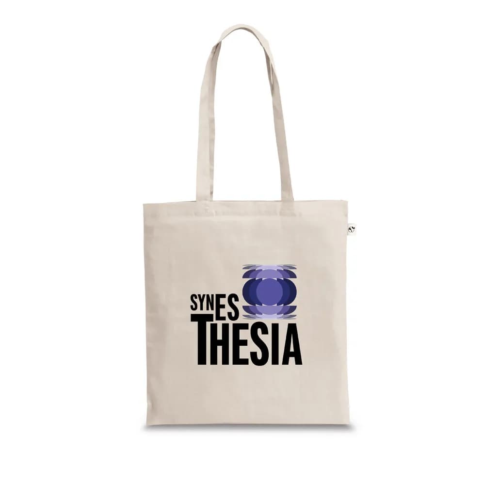 Tasche aus recycelter Baumwolle (70%) und Polyester (30% rPET) (150 g/m²) - SVANETI - Naturhell