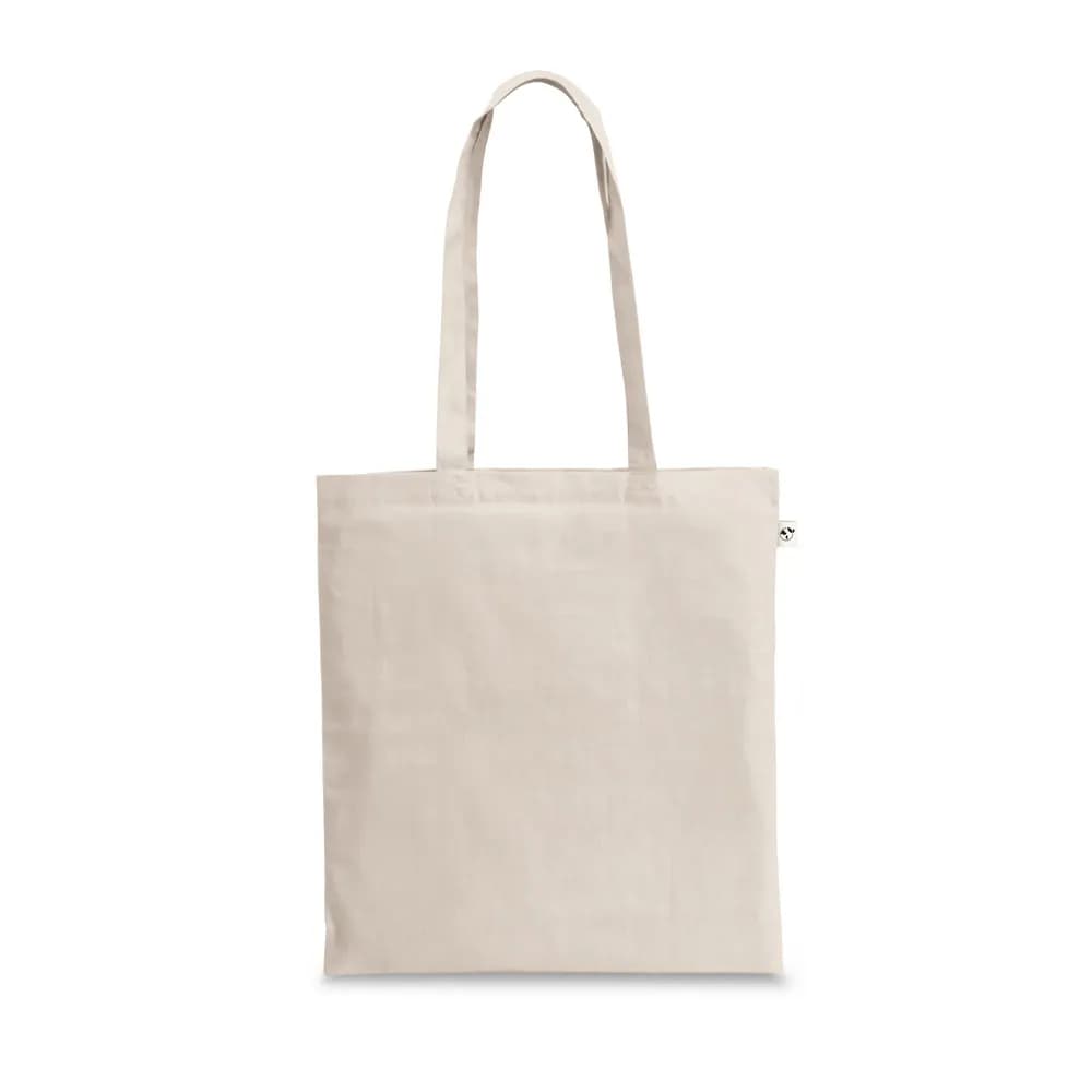 Tasche aus recycelter Baumwolle (70%) und Polyester (30% rPET) (150 g/m²) - SVANETI - Naturhell