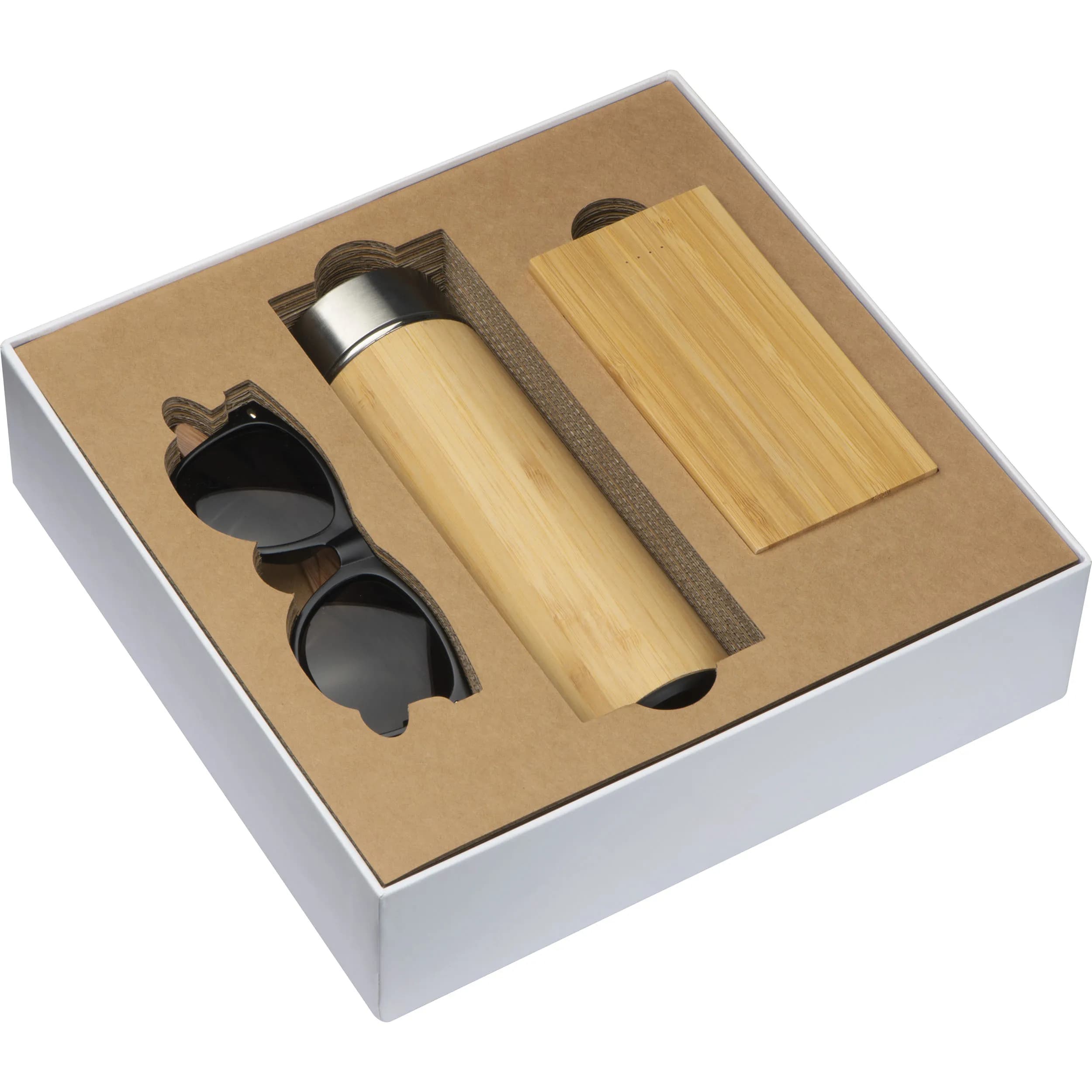 Geschenkset Bambus EMILIA - weiss