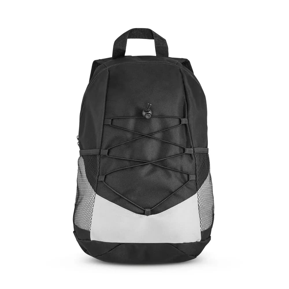 Rucksack aus 600D recyceltes Polyester - TURIM - Schwarz