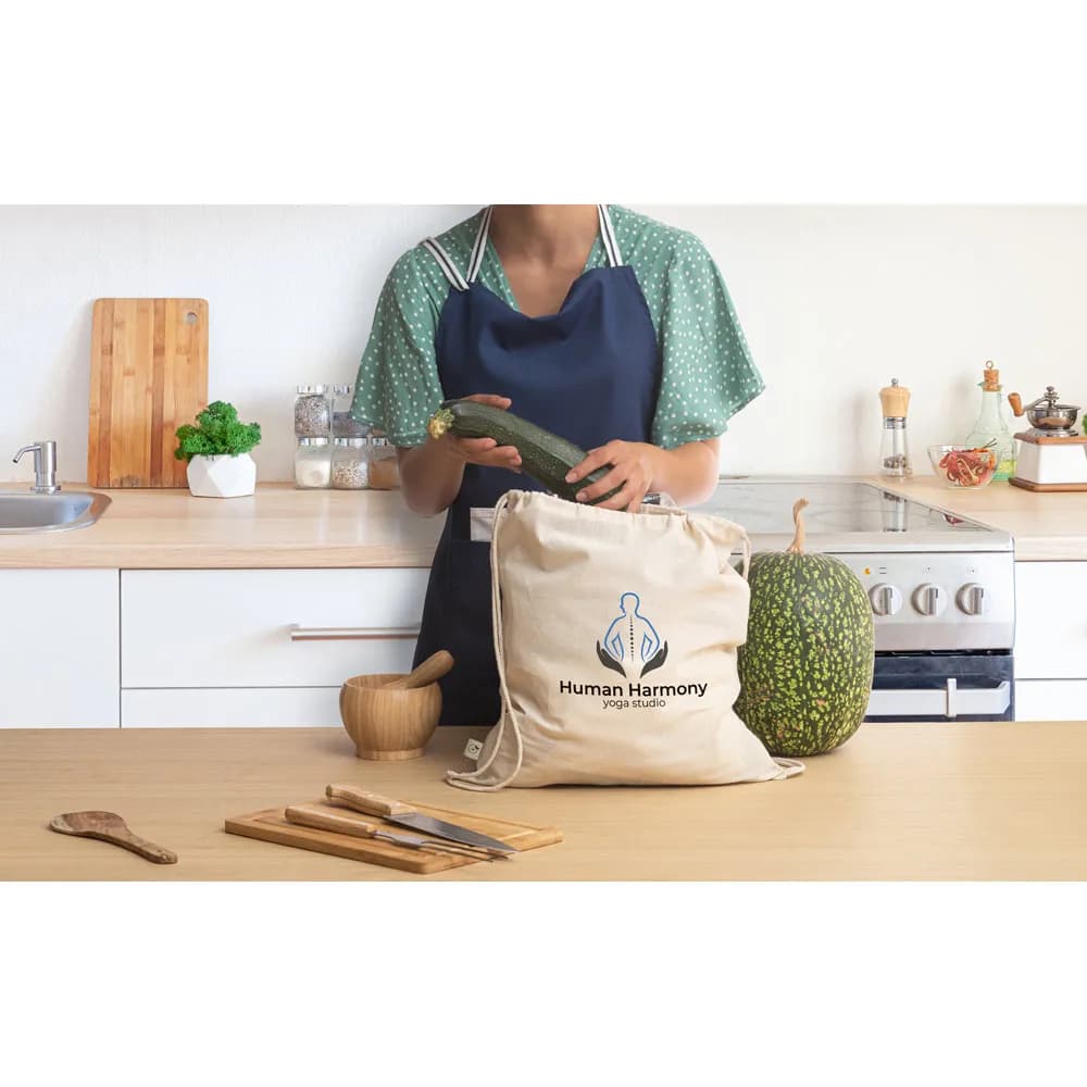 Turnbeutel aus 100% organische Bauwolle (140 g/m²) - BELIZE - Naturhell