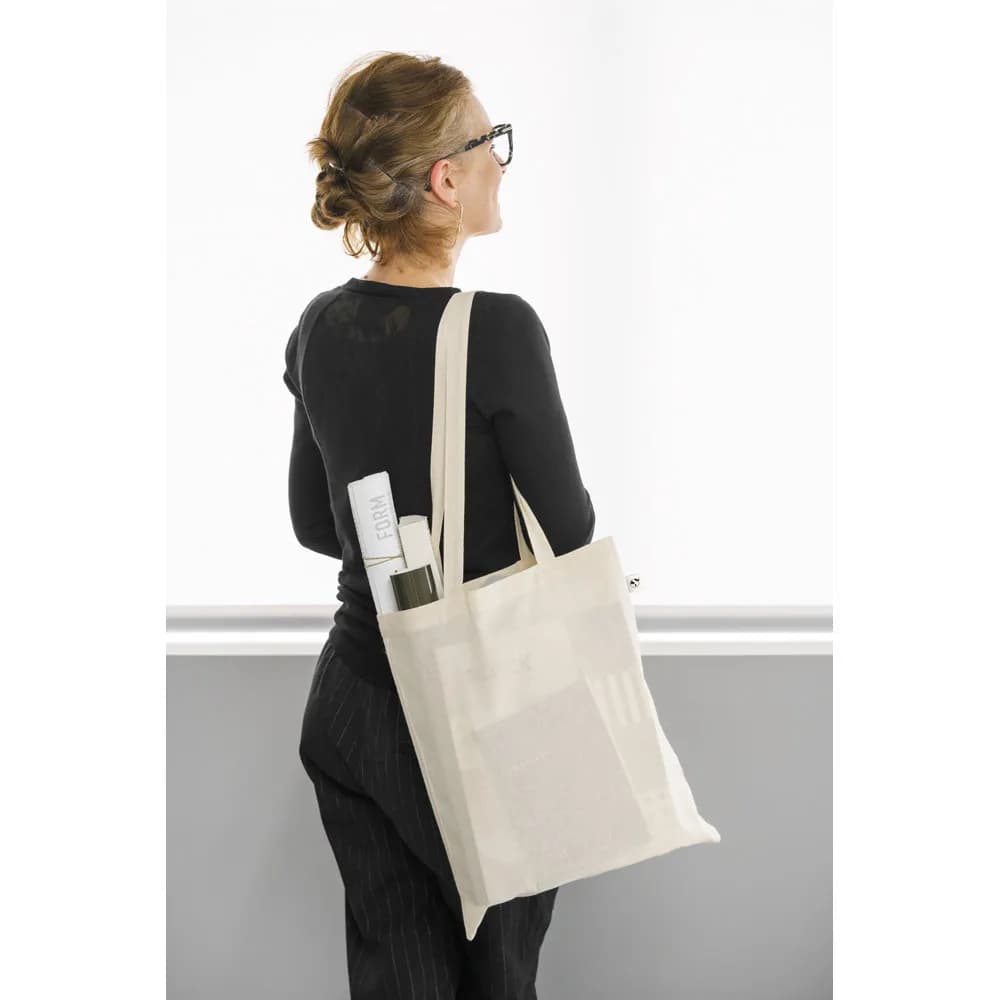 Tasche aus 100% organische Bauwolle (140 g/m²) - LEON - Naturhell