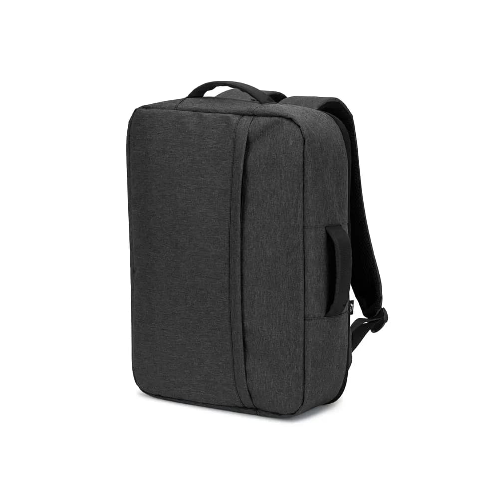 Tasche aus hochdichtem, recyceltem 300D-Polyester für Laptop 156 - NIAMEY - Dunkelgrau