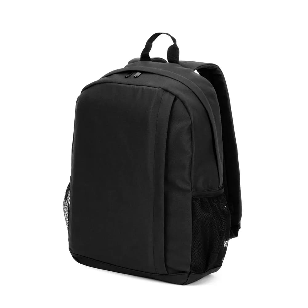 Laptop-Rucksack aus recyceltem 600D Polyester, 15 - LIVERPOOL - Schwarz