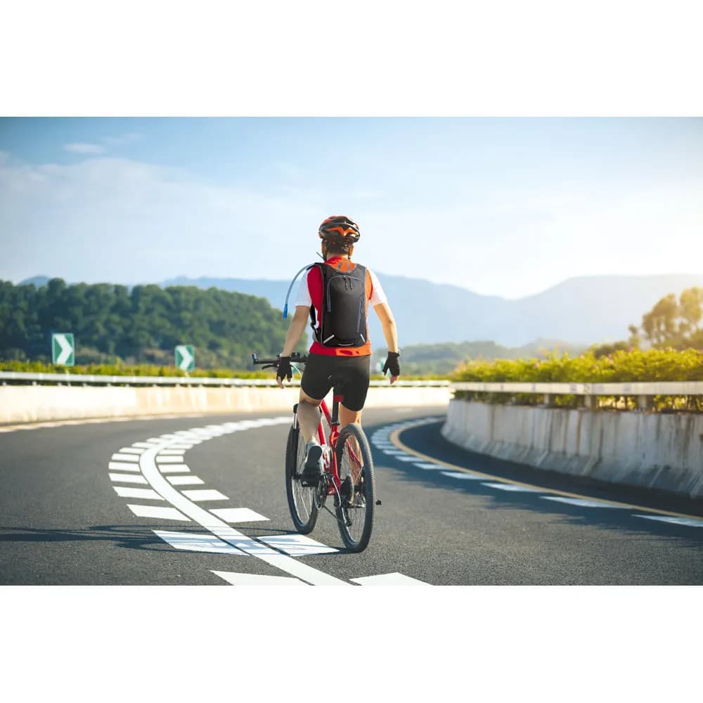 Sportrucksack mit Wassertank 420D 2 L - MOUNTI - Grau