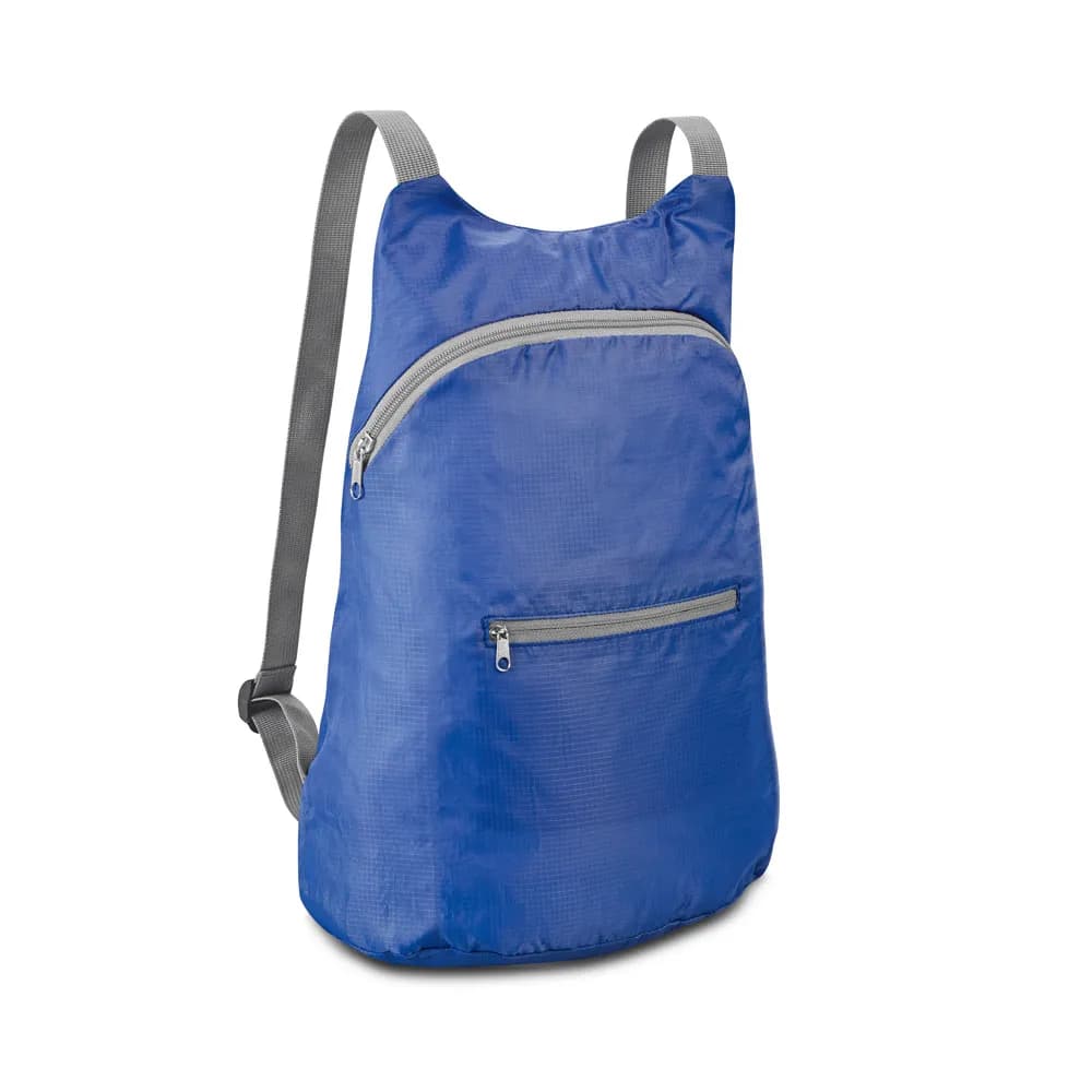 Faltbarer Rucksack aus 210D Ripstop Polyester - BARCELONA - Königsblau