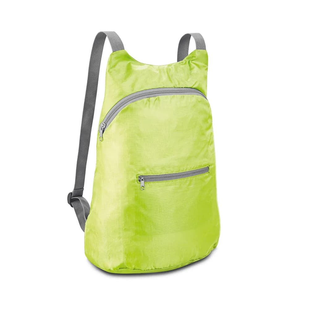 Faltbarer Rucksack aus 210D Ripstop Polyester - BARCELONA - Hellgrün