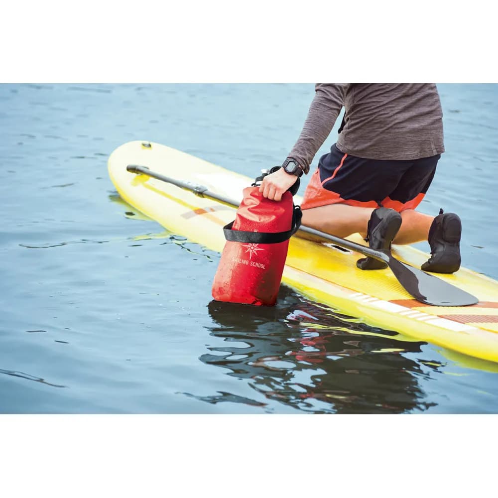 Wasserdichter Rucksack aus Plane - VOLGA - Schwarz