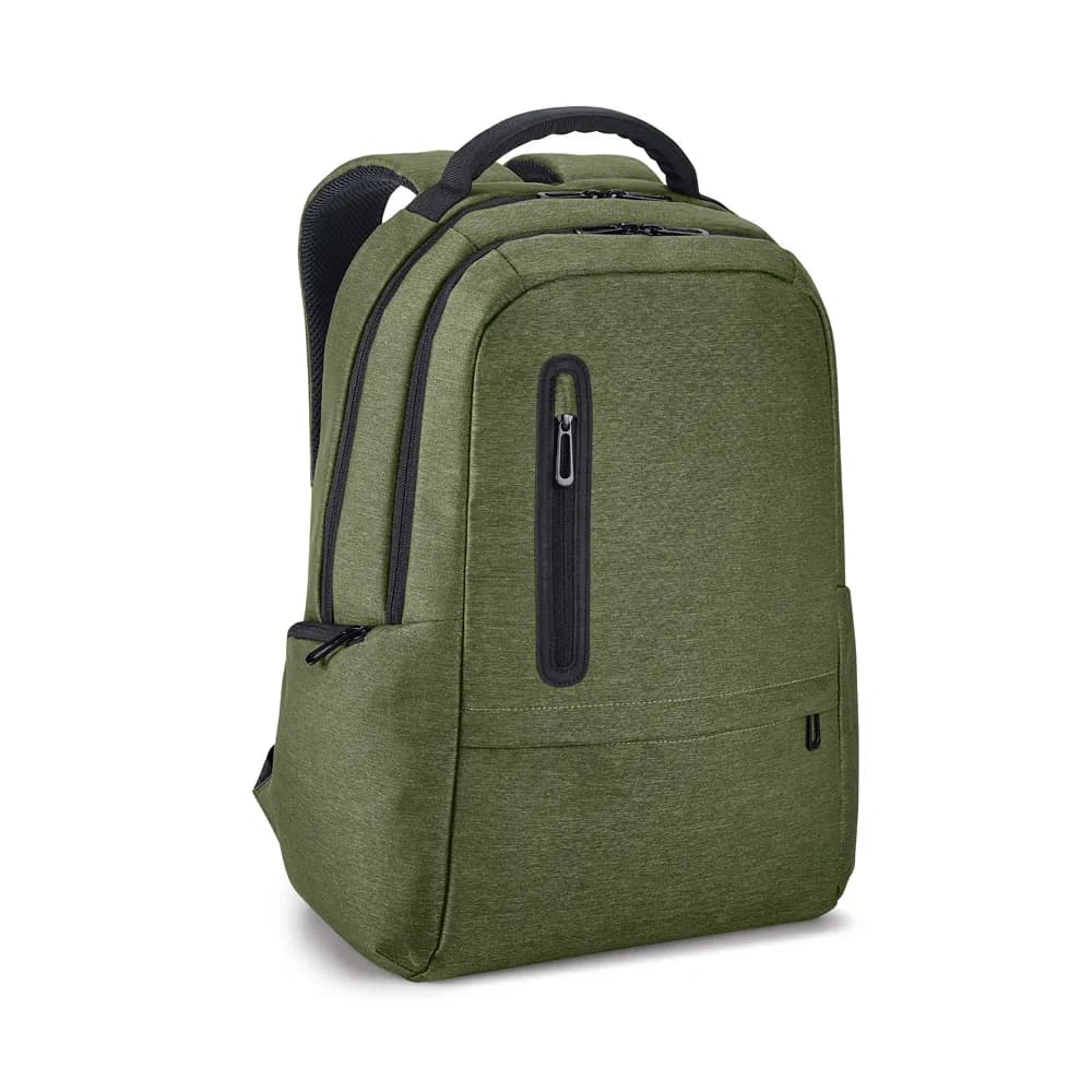 Wasserdichter 2Tone Nylon 17 Laptop-Rucksack - BOSTON - Dunkelgrün