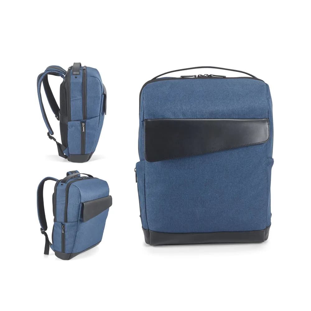 Rucksack aus 600D Twill-Polyester und PU - MOTION BACKPACK - Blau