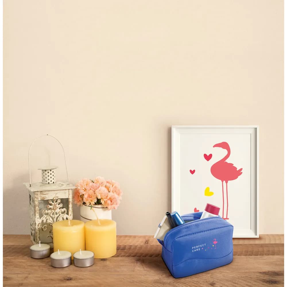 Kulturbeutel aus Mikrofasern - MARIE - Schwarz