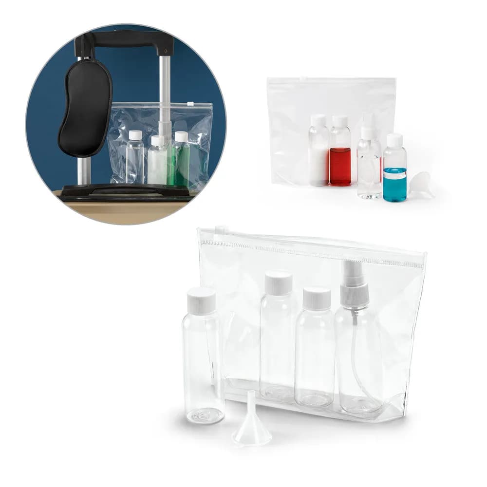 Transparente Kulturbeutel PVC - DENIRO - Transparent