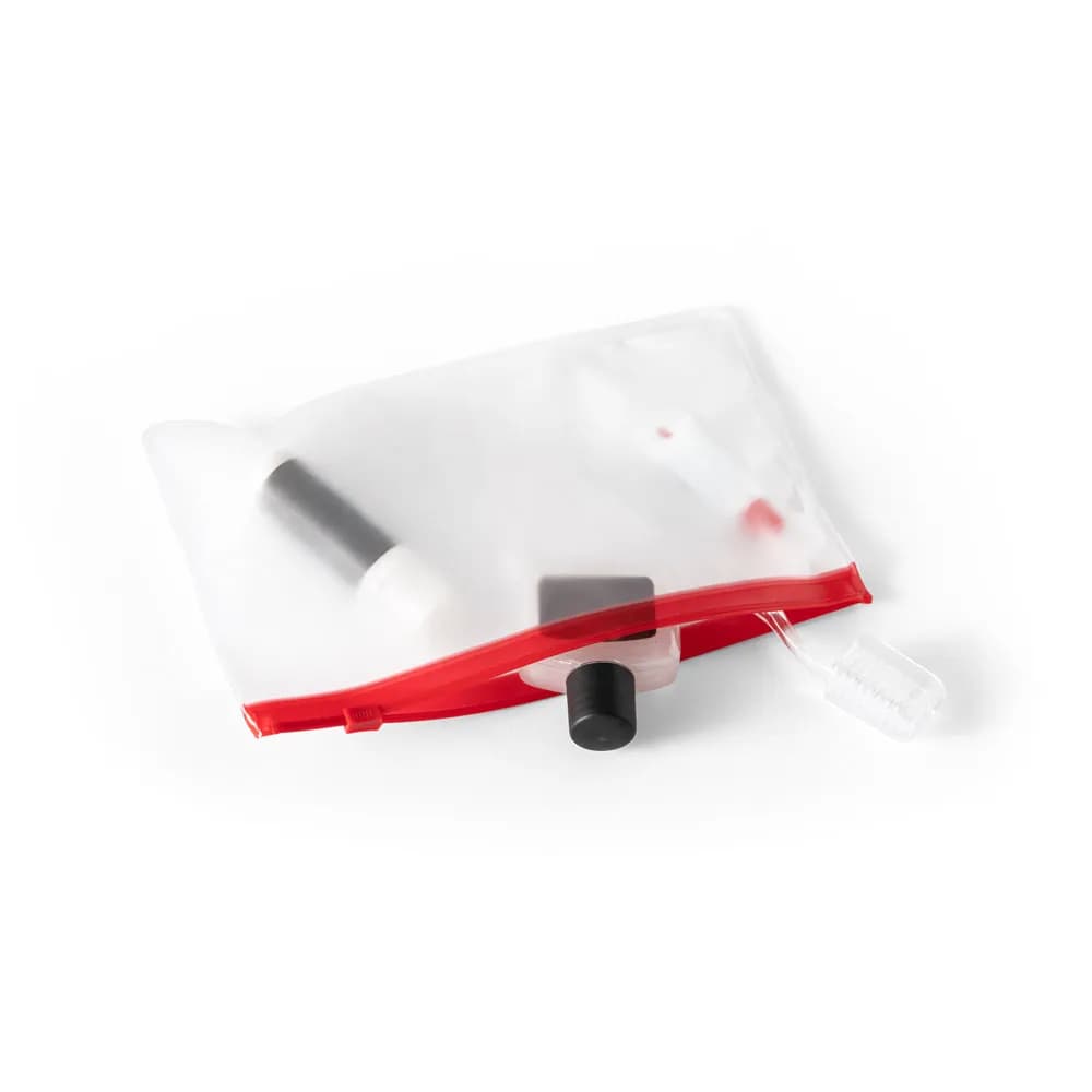 Kulturtasche mit EVA-Fach - INGRID - Schwarz