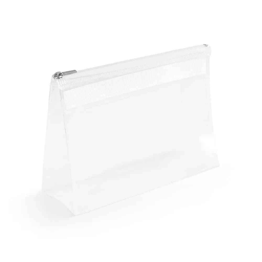 Kulturbeutel aus EVA mit Reißverschluss - CHASTAIN - Weiß