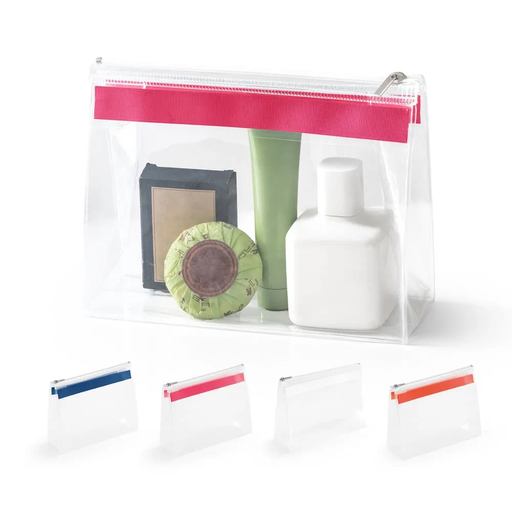 Kulturbeutel aus EVA mit Reißverschluss - CHASTAIN - Rosa