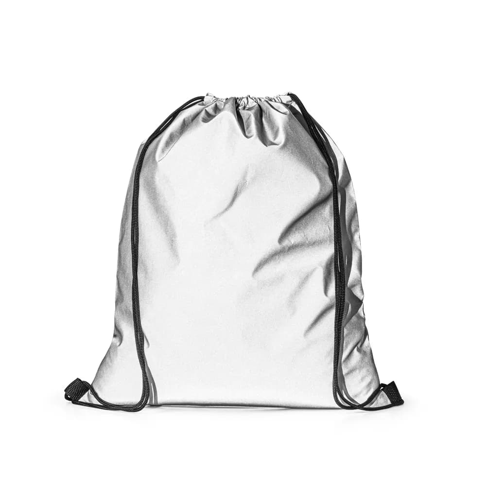 Reflektierende Tasche aus Polyester (200 g/m²) - SYROS - Satinsilber