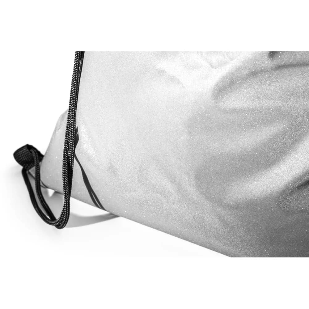 Reflektierende Tasche aus Polyester (200 g/m²) - SYROS - Satinsilber
